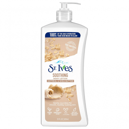 St. Ives Soothing Body Lotion With Oatmeal & Shea Butter 621ml