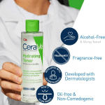 CeraVe Hydrating Toner for Face, Alcohol Free Facial Toner for Normal to Dry Skin 200ml - Image 4