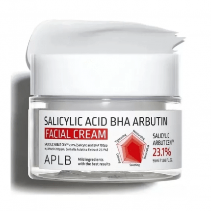 APLB Salicylic Acid BHA Arbutin Facial Cream 55ml
