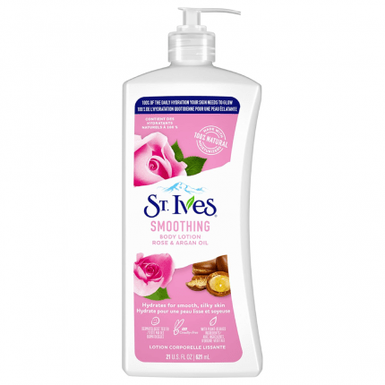 St. Ives Smoothing Rose & Argan Oil Body Lotion 621ml