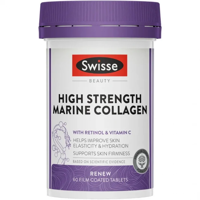 Swisse Beauty High Strength Marine Collagen 60 Tablets