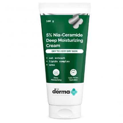 The Derma Co 5% Nia-Ceramide Deep Moisturizing Cream 100g