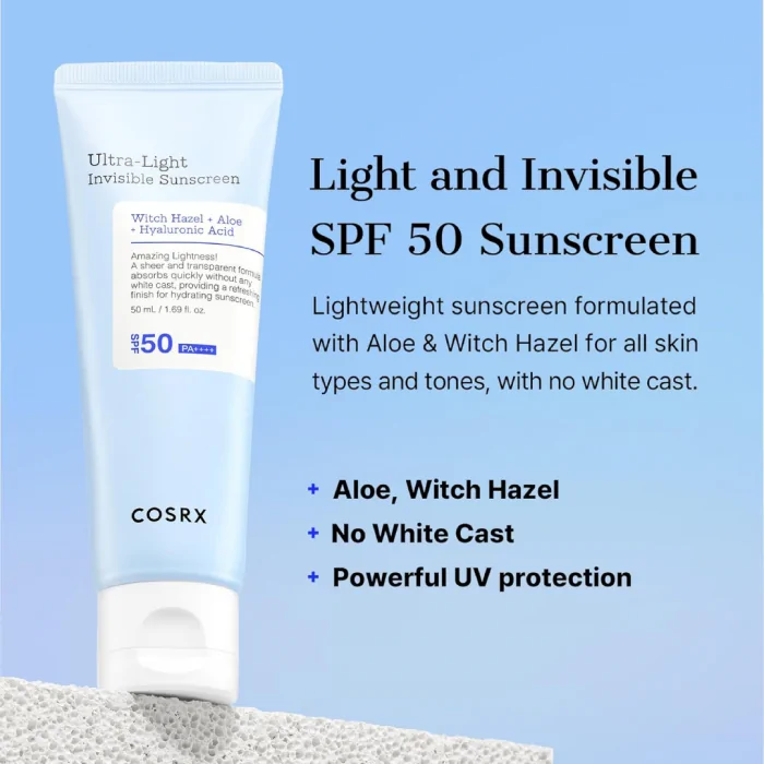 COSRX Ultra-Light Invisible Sunscreen SPF 50