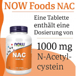 Now NAC 1000 mg 120 Tablets