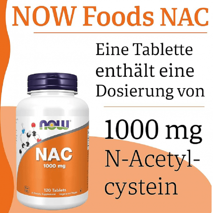Now NAC 1000 mg 120 Tablets