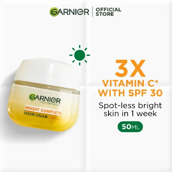 Garnier Bright Complete Vitamin C Serum Cream SPF36 - 50ml
