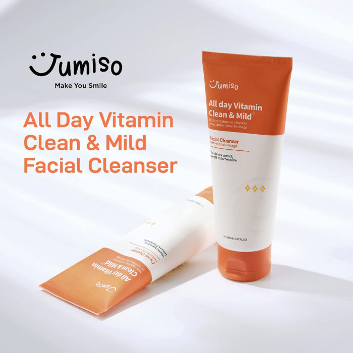 JUMISO All day VITAMIN Clean & Mild Facial Cleanser