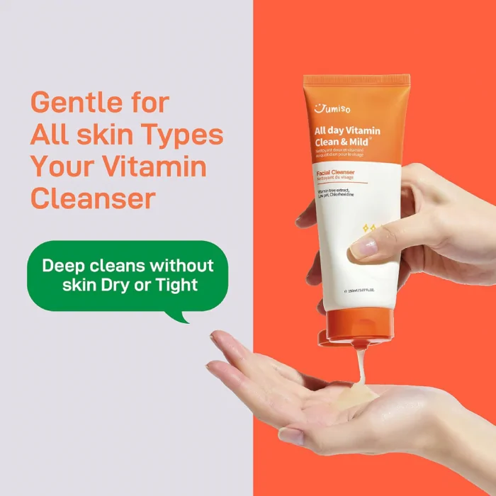 JUMISO All day VITAMIN Clean & Mild Facial Cleanser