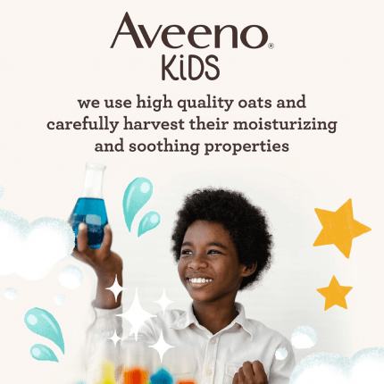 aveeno kids face & body wash 532 ml