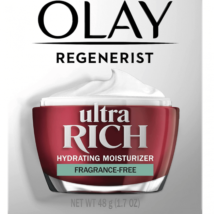 L'Oreal Paris Regenerist Ultra Rich Hydrating Moisturizer fragrance Free 50ml - Image 1