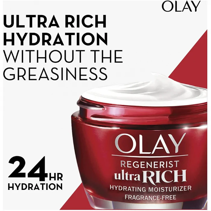 L'Oreal Paris Regenerist Ultra Rich Hydrating Moisturizer fragrance Free 50ml - Image 2