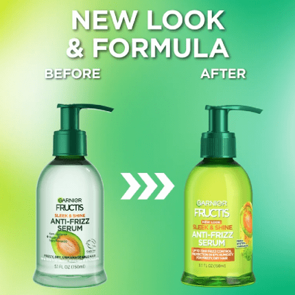 Garnier Fructis Sleek & Shine Anti-Frizz Serum 150 ml (Packaging May Vary)