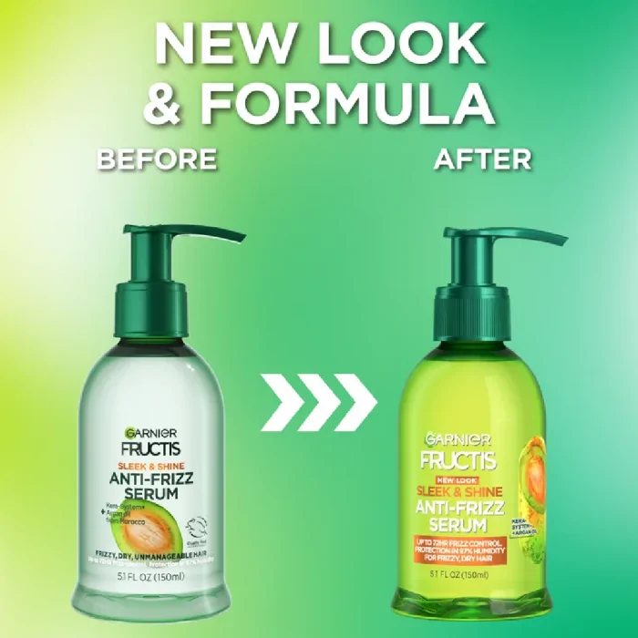 Garnier Fructis Sleek & Shine Anti-Frizz Serum 150 ml (Packaging May Vary)