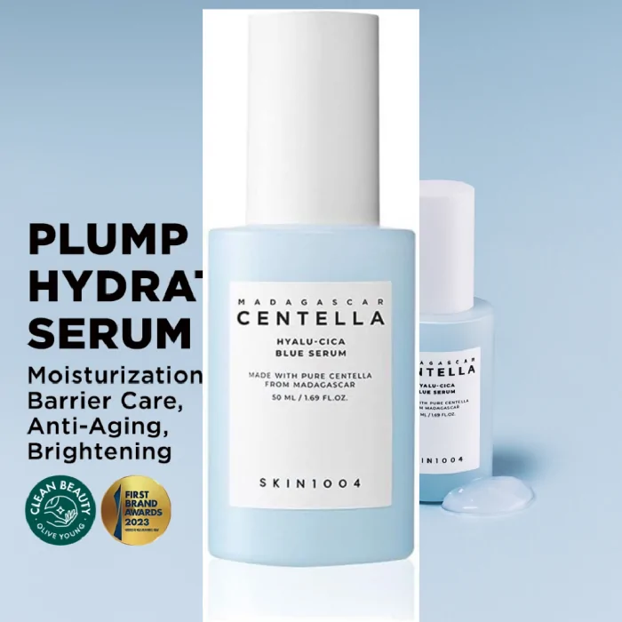SKIN1004 Madagascar Centella Hyalu-Cica Blue Serum 50ml - Image 2