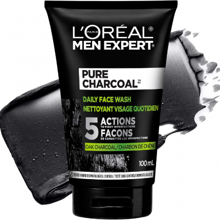 L’Oréal Paris Men Expert Pure Charcoal Daily Face Wash for Men 100ml