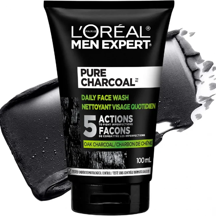 L’Oréal Paris Men Expert Pure Charcoal Daily Face Wash for Men 100ml