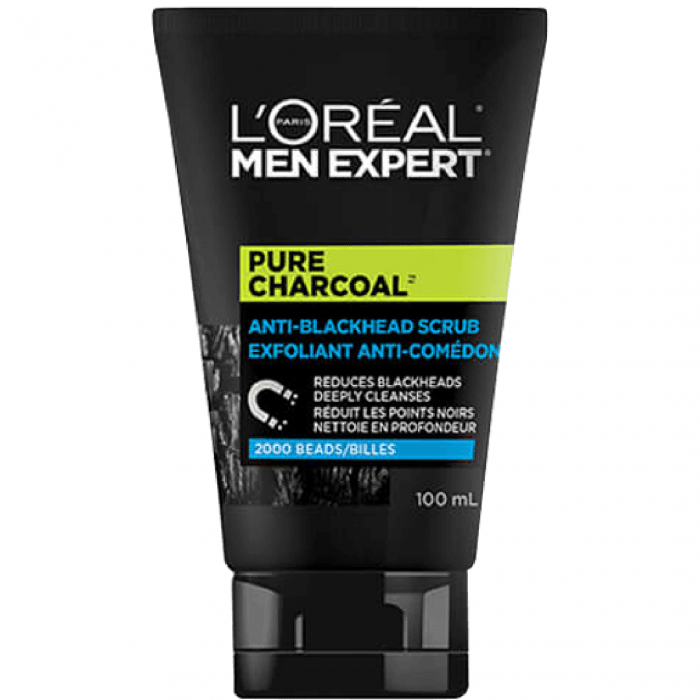 L'Oreal Paris Men Expert Face Pure Charcoal Anti-blackhead Scrub 100mL