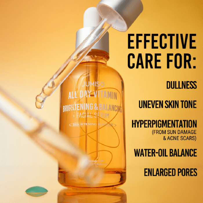 JUMISO All Day Vitamin Brightening & Balancing Facial Serum