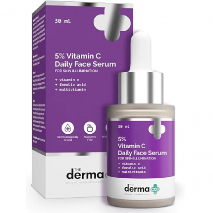 The Derma Co 5% Niacinamide Daily Face Serum 30ml