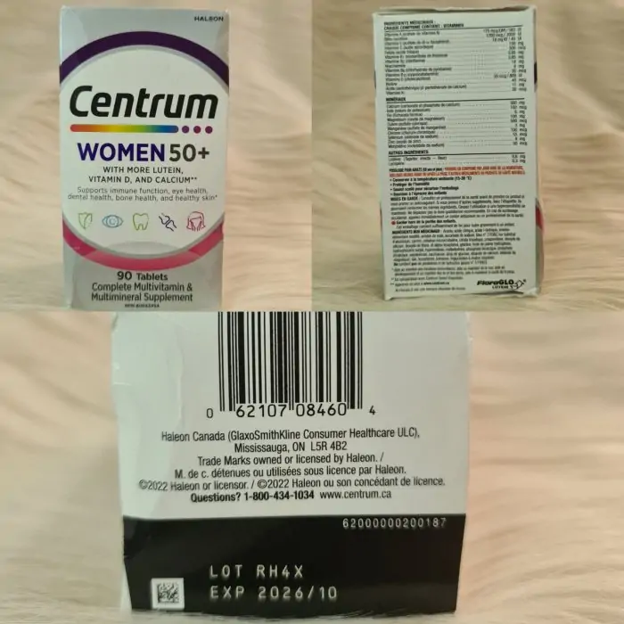 (Discounted Product) Centrum Women 50+ Multivitamin | Tailored for Women Over 50 | 90 Tablets - Image 4