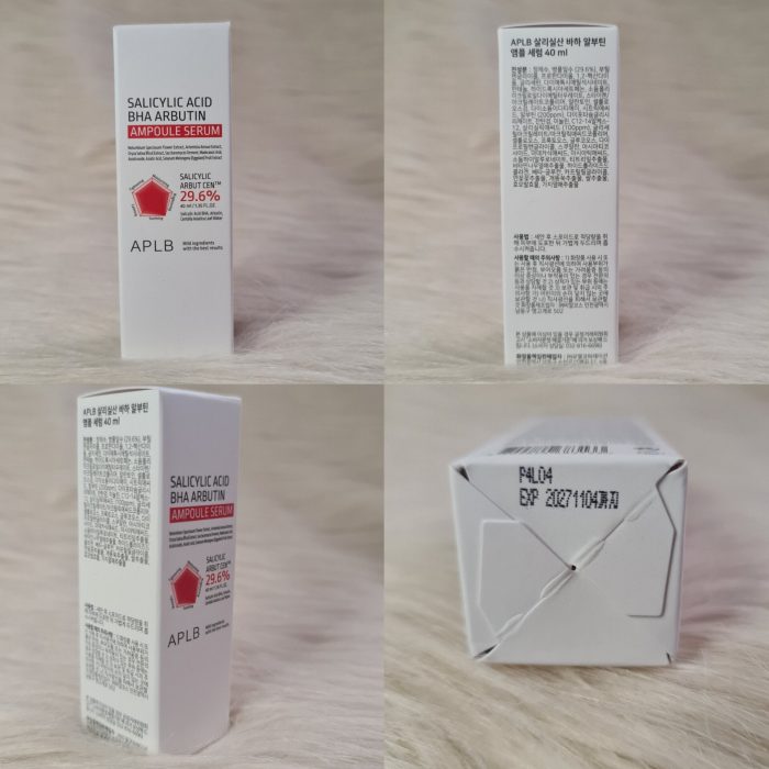 APLB Salicylic Acid BHA Arbutin Ampoule Serum 40ml - Image 7
