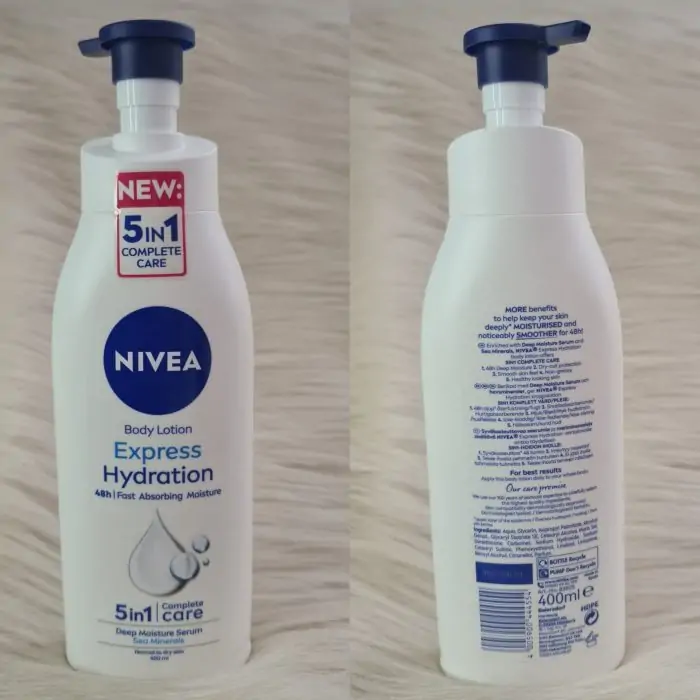(Discounted Product) Nivea Express Hydration Body Lotion Normal To Dry Skin 400ml - Image 5