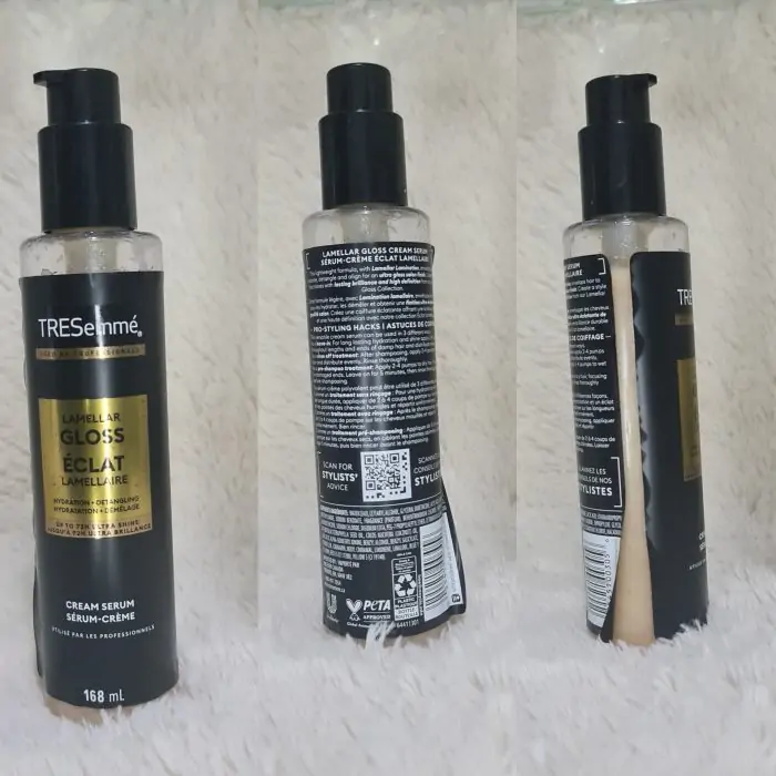 (Discouned Product) Tresemme Lamellar Gloss Hydrating Cream Serum 168ml - Image 2