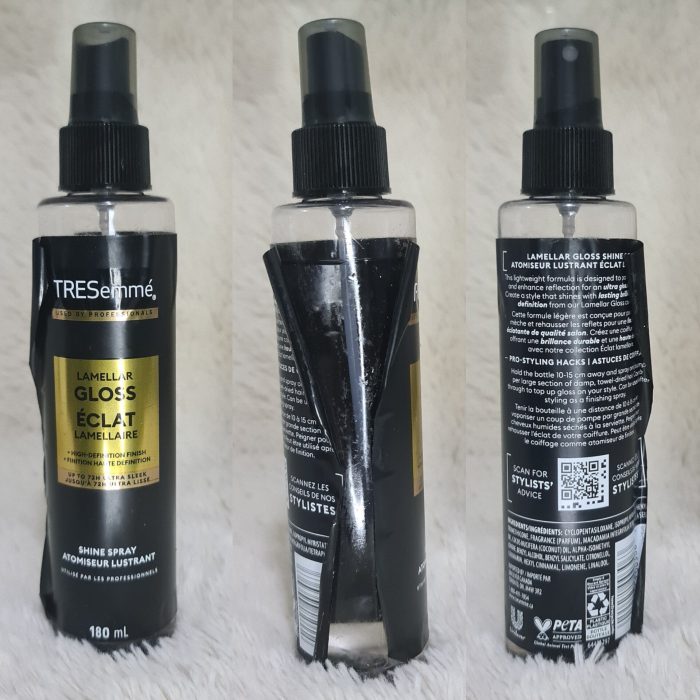 (Discounted Product) Tresemme Lamellaire Gloss Shine Spray 180ml - Image 4