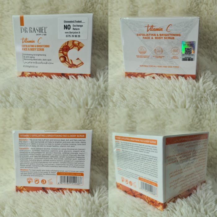 (Discounted Product) Dr. Rashel Vitamin C Exfoliating & Brightening Face & Body Scrub 250g - Image 5