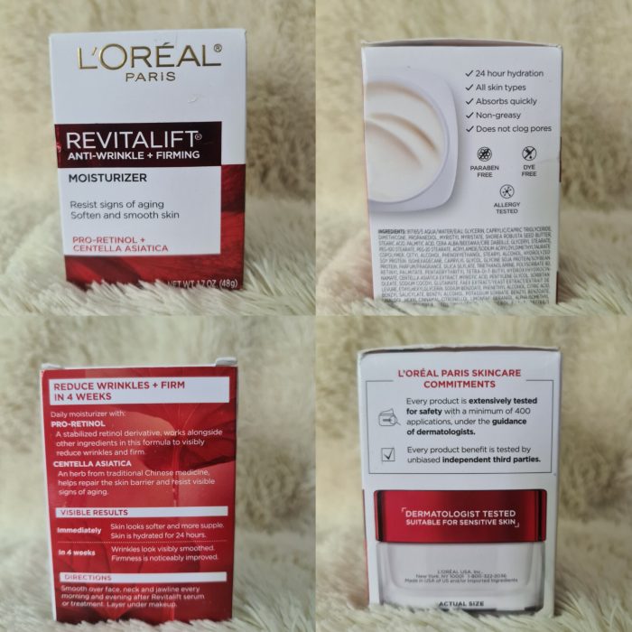 L'Oreal Paris Revitalift Face & Neck Anti-Wrinkle & Firming Moisturizer 48g - Image 2