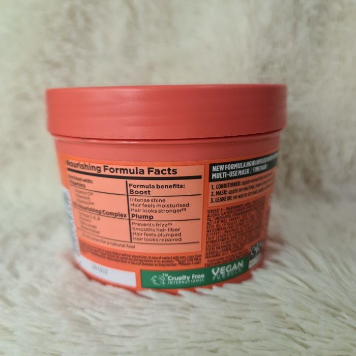Garnier Ultimate Blends Watermelon Hair Food 3-In-1 Fine Hair Treatment Mask, 400ml (New) - Image 4