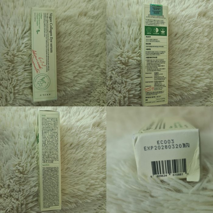 AXIS-Y Vegan Collagen Eye Serum 10ml - Image 7