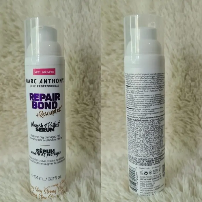 Marc Anthony Hair Serum for Frizzy & Damaged Hair, Repair Bond + Rescuplex Strength & Protect Serum 94ml - Image 5