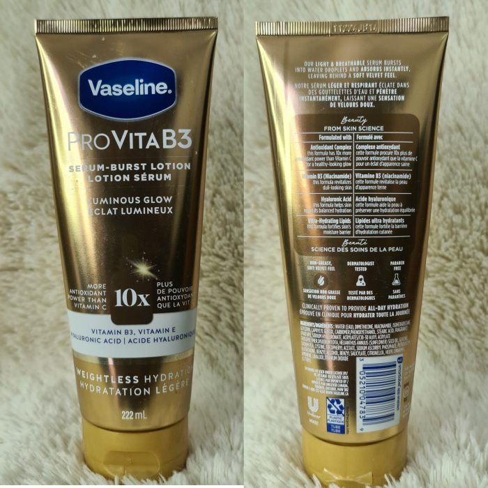 Vaseline Pro Vita B3 Vitamin E Serum-burst Lotion 222ml - Image 5