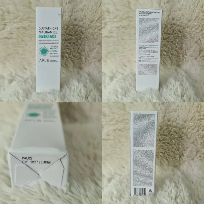 APLB Glutathione Niacinamide Eye Cream 20ml - Image 8