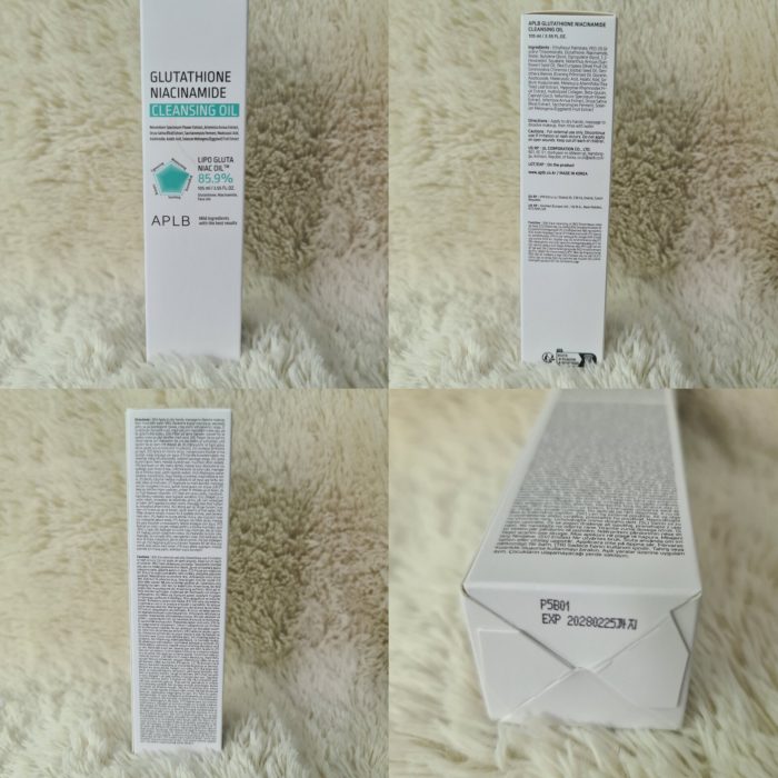 APLB Glutathione Niacinamide Cleansing Oil 105ml - Image 10