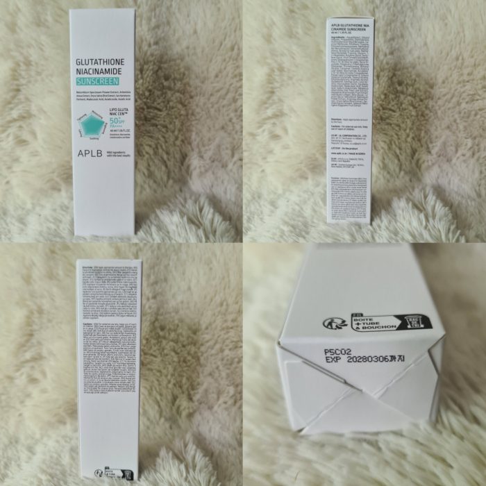 APLB Glutathione Niacinamide SunsCrean SPF 50+, 40ml - Image 6