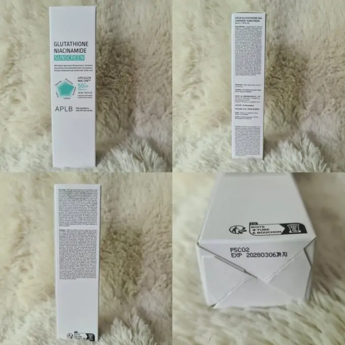 APLB Glutathione Niacinamide SunsCrean SPF 50+, 40ml - Image 6