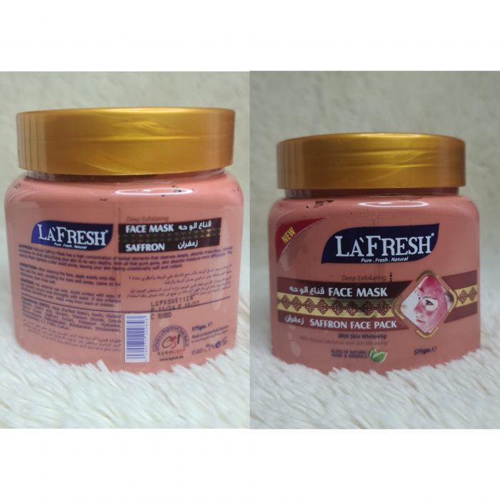 La Fresh Deep Exfoliating Saffron Face pack 575g - Image 2