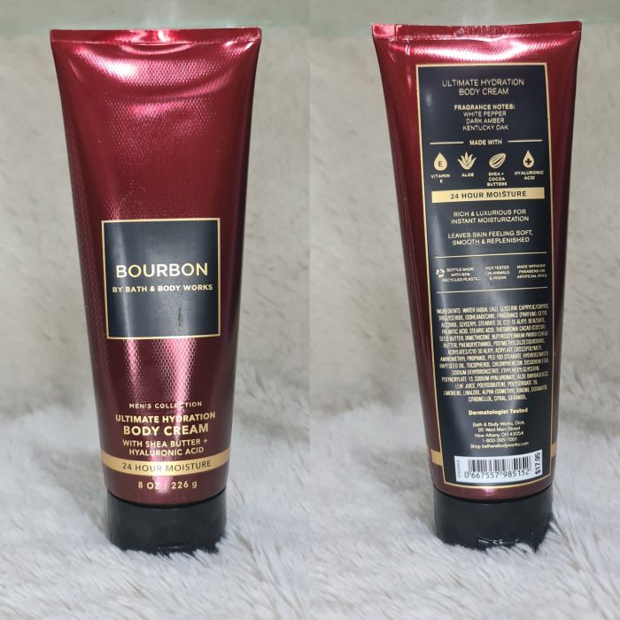 Bath And Body Works Bourbon Ultimate Hydration Body Cream 226g - Image 3