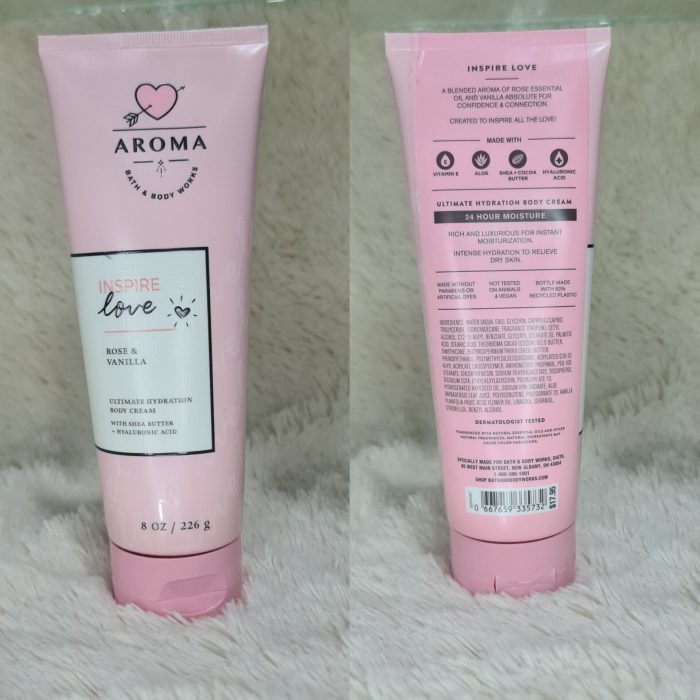 Bath & Body Works Aroma Inspire Love Body Cream 226g - Image 2