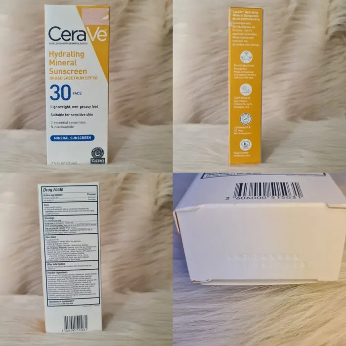 Cerave Hydrating Mineral Sunscreen SPF 30, 75ml - Image 5