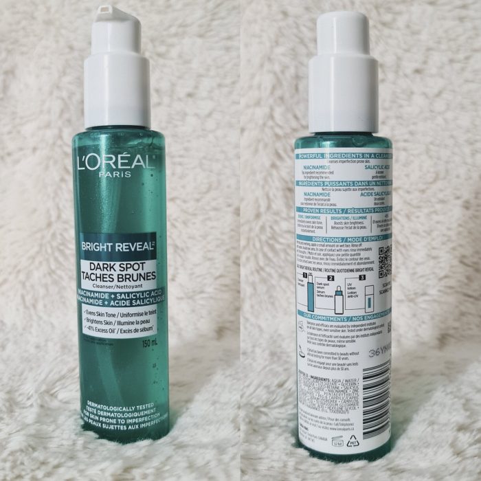 L'Oréal Paris Bright Reveal Dark Spot Taches Brunes Cleanser – 150ml - Image 5