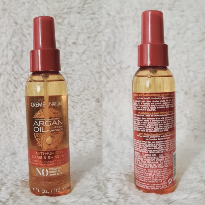 Creme Of Nature Natural Argon Oil Anti-Humidity Gloss & Shine Mist From Morocco 118ml - Image 6