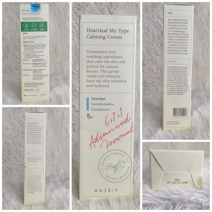 AXIS-Y Heartleaf My Type Calming Cream 60ml - Image 7