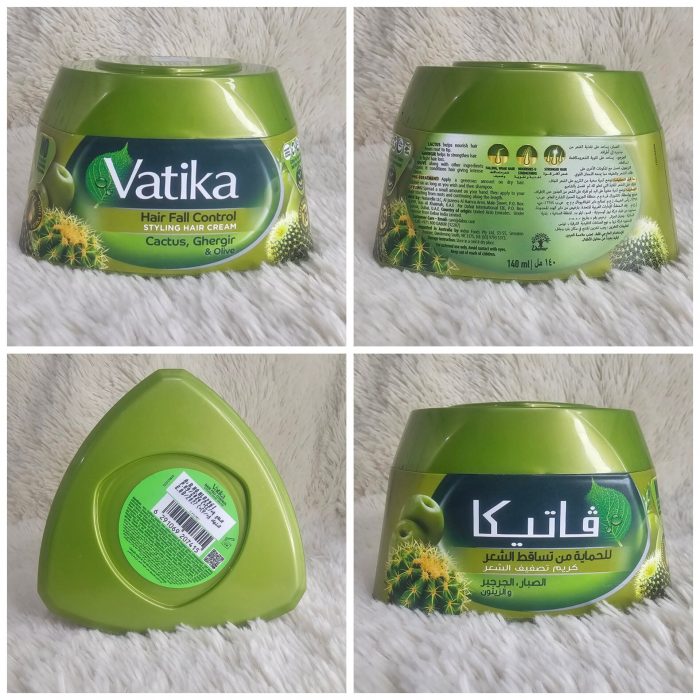 Vatika Hair Fall Control Styling Hair Cream Cactus Ghergir & Olive 140ml - Image 7