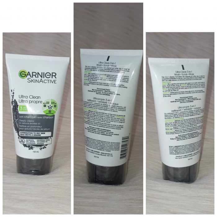 Garnier Skin Active Charcoal Ultra Clean, Cleanser Deeply Cleans to Reduce Excess Oil, 132 ml - Image 2