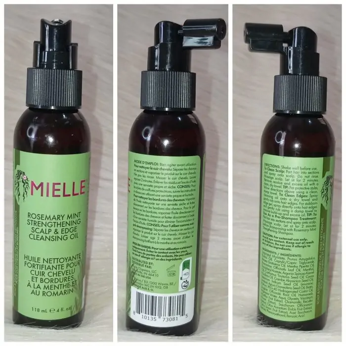 ( Discounted Product ) Mielle Organics Rosemary Mint Scalp & Edge Cleansing Hair Oil 118ml - Image 5
