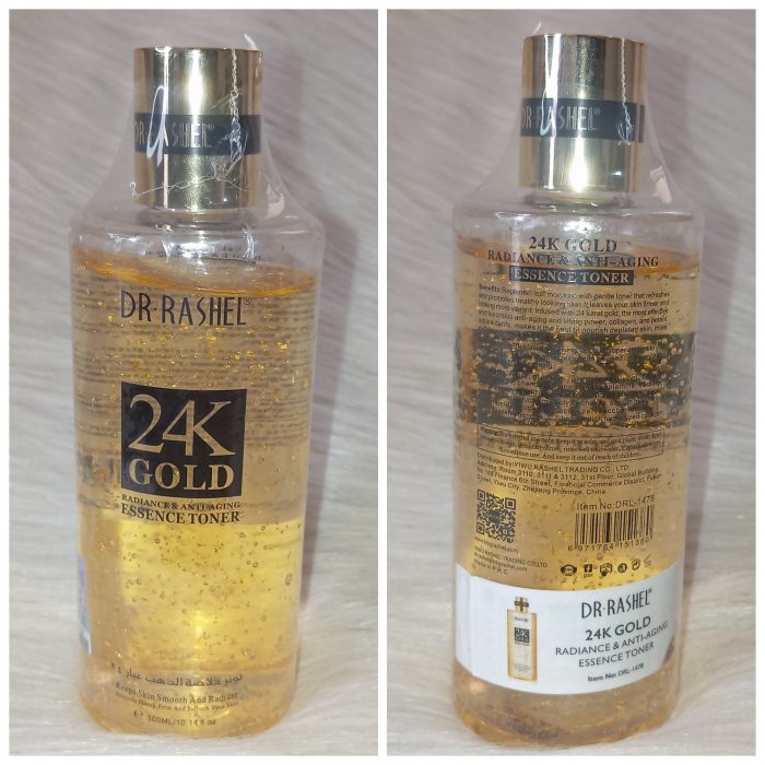 Dr.Rashel 24K Gold Radiance & Anti-Aging Essence Toner 300ml - Image 5