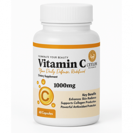 Ceylon Science Vitamin C 1000mg , 60 capsules